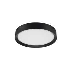 Sandy Black Aluminium Matt White Acrylic Diffuser LED 47 Watt 230 Volt 3525Lm 3000 IP20 D: 55 H: 8.5 cm 9818452