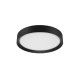 Sandy Black Aluminium Matt White Acrylic Diffuser LED 47 Watt 230 Volt 3525Lm 3000 IP20 D: 55 H: 8.5 cm 9818452