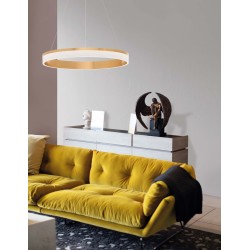 Bronze Aluminium & Acrylic LED 45 Watt 230 Volt 3375Lm 3000 IP20 60 D: 60 H: 150 cm 9818481