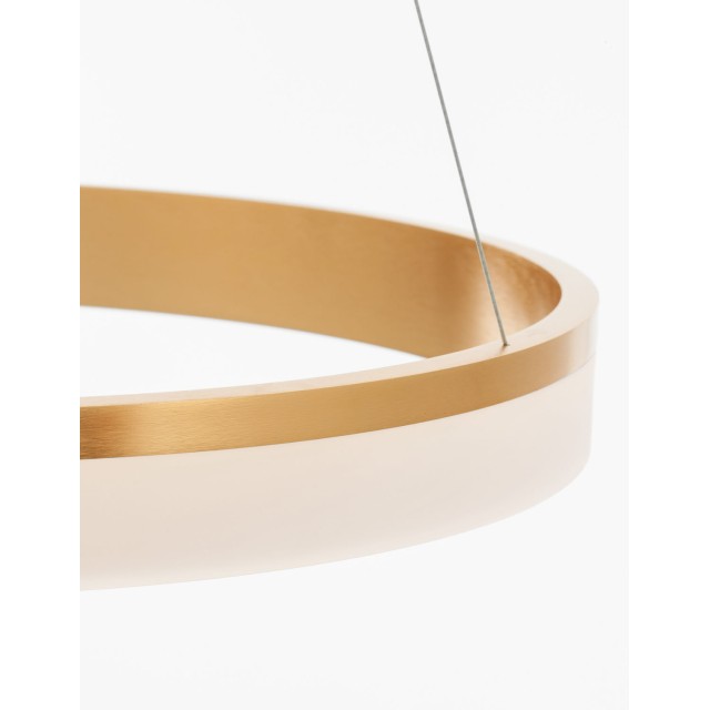 Bronze Aluminium & Acrylic LED 45 Watt 230 Volt 3375Lm 3000 IP20 60 D: 60 H: 150 cm 9818481