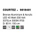 Bronze Aluminium & Acrylic LED 45 Watt 230 Volt 3375Lm 3000 IP20 60 D: 60 H: 150 cm 9818481