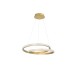 Dimmable Matt Gold Aluminium & Acrylic LED 25 Watt 230 Volt 1900Lm 3000 IP20 D1: 55 D2: 35 H: 120 cm 9818510