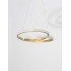 Dimmable Matt Gold Aluminium & Acrylic LED 25 Watt 230 Volt 1900Lm 3000 IP20 D1: 55 D2: 35 H: 120 cm 9818510
