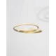 Dimmable Matt Gold Aluminium & Acrylic LED 25 Watt 230 Volt 1900Lm 3000 IP20 D1: 55 D2: 35 H: 120 cm 9818510