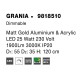 Dimmable Matt Gold Aluminium & Acrylic LED 25 Watt 230 Volt 1900Lm 3000 IP20 D1: 55 D2: 35 H: 120 cm 9818510