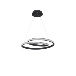 Dimmable Sandy Black Aluminium & Acrylic LED 25 Watt 230 Volt 1900Lm 3000 IP20 D1: 55 D2: 35 H: 120 cm 9818511