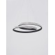 Dimmable Sandy Black Aluminium & Acrylic LED 25 Watt 230 Volt 1900Lm 3000 IP20 D1: 55 D2: 35 H: 120 cm 9818511