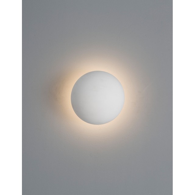 White Gypsum & White Alumimium LED 6 Watt 220-240 Volt 160Lm 3000 IP20 D: 11 W: 9.6 H: 7.5 cm 9831050