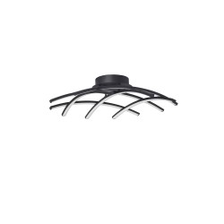 DimmableSandy Black Aluminium& AcrylicLED 36 Watt 230 Volt1800Lm 3000 IP20D : 59 W: 59 H: 15 cm 9848136