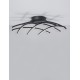 DimmableSandy Black Aluminium& AcrylicLED 36 Watt 230 Volt1800Lm 3000 IP20D : 59 W: 59 H: 15 cm 9848136