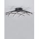 DimmableSandy Black Aluminium& AcrylicLED 36 Watt 230 Volt1800Lm 3000 IP20D : 59 W: 59 H: 15 cm 9848136
