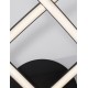 DimmableSandy Black Aluminium& AcrylicLED 36 Watt 230 Volt1800Lm 3000 IP20D : 59 W: 59 H: 15 cm 9848136