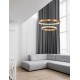 Antique Gold Brass Aluminium & Acrylic LED 60 Watt 230 Volt 3113Lm 3000 IP20 D: 60 H: 120 cm 9862852