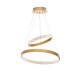 Antique Gold Brass Aluminium & Acrylic LED 60 Watt 230 Volt 3113Lm 3000 IP20 D: 60 H: 120 cm 9862852