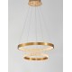 Antique Gold Brass Aluminium & Acrylic LED 60 Watt 230 Volt 3113Lm 3000 IP20 D: 60 H: 120 cm 9862852