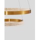Antique Gold Brass Aluminium & Acrylic LED 60 Watt 230 Volt 3113Lm 3000 IP20 D: 60 H: 120 cm 9862852