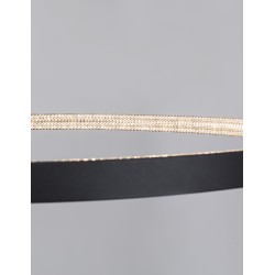 Dimmable Sandy Black Aluminium & Acrylic LED 60 Watt 230 Volt 4030Lm 3000 IP20 D: 110 H1: 4 H 2: 120 cm 9865110