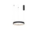 Dimmable Sandy Black Aluminium & Acrylic LED 25 Watt 230 Volt 1800Lm 3000 IP20 40 D: 40 H1: 4 H2: 120 cm 9865140