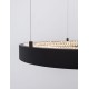 Dimmable Sandy Black Aluminium & Acrylic LED 25 Watt 230 Volt 1800Lm 3000 IP20 40 D: 40 H1: 4 H2: 120 cm 9865140