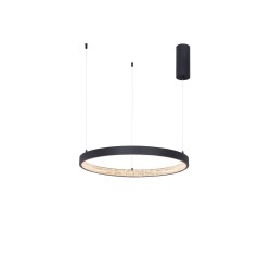 Dimmable Sandy Black Aluminium & Acrylic LED 37 Watt 230 Volt 2264Lm 3000 IP20 D: 60 H1: 4 H 2: 120 cm 9865160