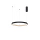 Dimmable Sandy Black Aluminium & Acrylic LED 37 Watt 230 Volt 2264Lm 3000 IP20 D: 60 H1: 4 H 2: 120 cm 9865160