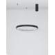 Dimmable Sandy Black Aluminium & Acrylic LED 37 Watt 230 Volt 2264Lm 3000 IP20 D: 60 H1: 4 H 2: 120 cm 9865160