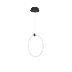 Sandy Black Aluminium & Acrylic LED 21 Watt 230 Volt 1900Lm 3000 IP20 D: 38 W: 19 H: 120 cm 9892164