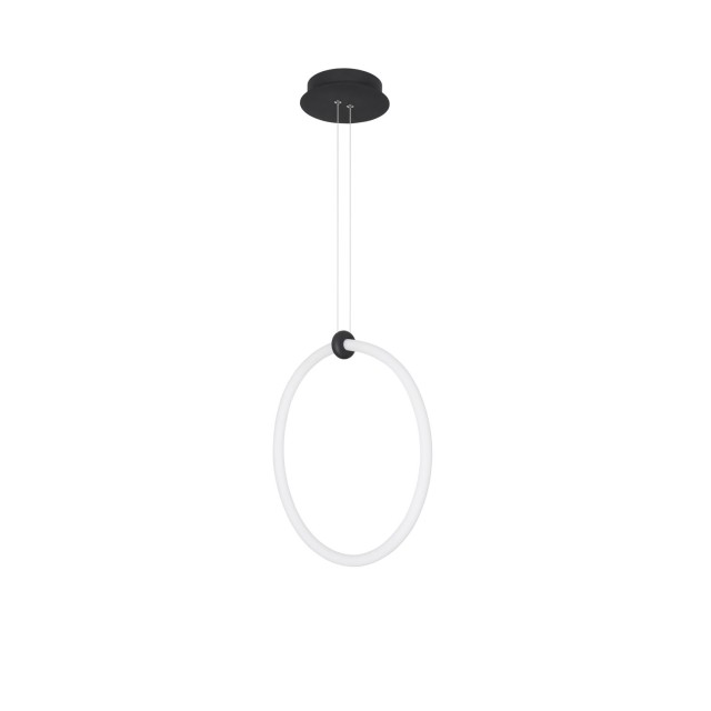 Sandy Black Aluminium & Acrylic LED 21 Watt 230 Volt 1900Lm 3000 IP20 D: 38 W: 19 H: 120 cm 9892164