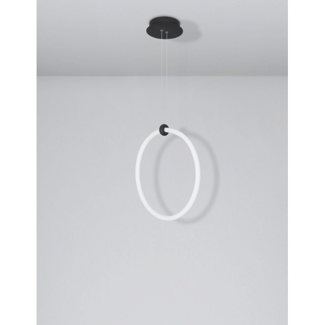 Sandy Black Aluminium & Acrylic LED 21 Watt 230 Volt 1900Lm 3000 IP20 D: 38 W: 19 H: 120 cm 9892164