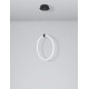 Sandy Black Aluminium & Acrylic LED 21 Watt 230 Volt 1900Lm 3000 IP20 D: 38 W: 19 H: 120 cm 9892164