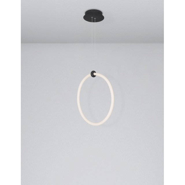 Sandy Black Aluminium & Acrylic LED 21 Watt 230 Volt 1900Lm 3000 IP20 D: 38 W: 19 H: 120 cm 9892164