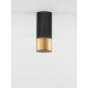 Sandy Black & Gold Aluminium LED GU10 1x10 Watt IP20 230 Volt Bulb Excluded D: 6 H: 15 cm