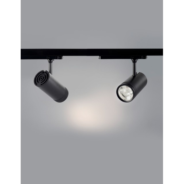 Sandy Black Aluminium 20W 220- 240V D:6 H:17 1433Lm 3000K IP20