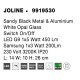 Φωτιστικό Τοίχου Joline Metal & Αλουμίνιο Μαύρο LED G9 9919530 Nova Luce