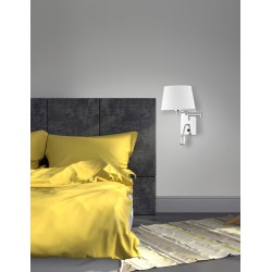 Απλίκα Κομοδίνου με LED Σποτ Cingo με Διακόπτη 6102682 Nova Luce