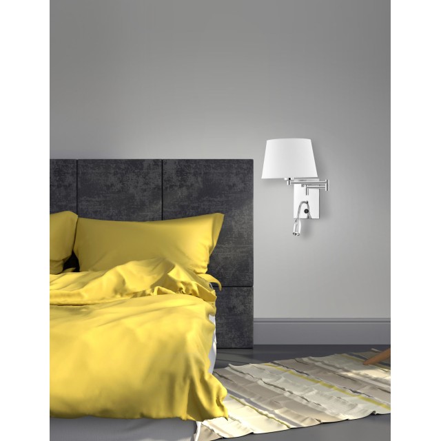 Απλίκα Κομοδίνου με LED Σποτ Cingo με Διακόπτη 6102682 Nova Luce