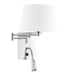 Απλίκα Κομοδίνου με LED Σποτ Cingo με Διακόπτη 6102682 Nova Luce