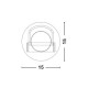 Απλίκα LED 6W 3000k Λευκό Polso 6161202 NOVA LUCE