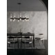 Matt Black Metal Clear & Frost Glass