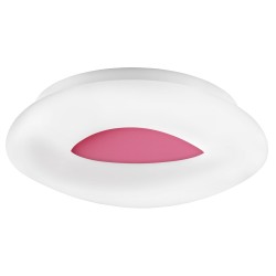Pink Aluminium & Acrylic LED 38 Watt 230 Volt 2280Lm 3000 IP20 D: 45 H: 9.5 cm 9106242