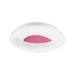 Pink Aluminium & Acrylic LED 38 Watt 230 Volt 2280Lm 3000 IP20 D: 45 H: 9.5 cm 9106242