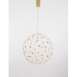 Κρεμαστό Φωτιστικό Οροφής Sole Φ60 9186001 LED Χρυσό Nova Luce