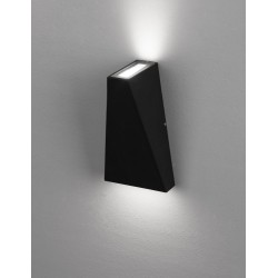 Φωτιστικό Απλίκα Τοίχου Up/Down LED Αλουμινίου Μαύρο Miley 9202262 Nova Luce