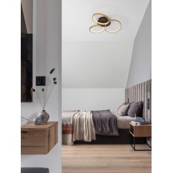 Φωτιστικό Οροφής Χρυσό ELIZE 9248112 Nova Luce