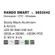 Sandy Black Aluminium & Acrylic LED 50 Watt 230 Volt 3250Lm 3000 - 4000K IP20 D: 60 H: 9 cm 9853042