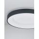 Sandy Black Aluminium & Acrylic LED 50 Watt 230 Volt 3250Lm 3000 - 4000K IP20 D: 60 H: 9 cm 9853042