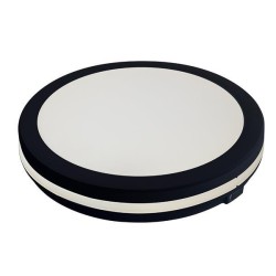 ΠΛΑΦΟΝΙΕΡΑ LED 40W 3600Lm 3CCT(3000-4000-6000K) Φ400mm ΜΑΥΡΟ ARTE ILLUMINA OBEN