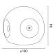 ΦΩΤΙΣΤΙΚΟ ΤΟΙΧΟΥ ΣΤΡΟΓΓΥΛΟ LED 8W Φ100X94 3000K IP65 ΛΕΥΚΟ PLUS ARTE ILLUMINA ΦΩΤΙΣΤΙΚΟ ΤΟΙΧΟΥ ΣΤΡΟΓΓΥΛΟ LED 8W Φ100X94 3000K IP65 ΛΕΥΚΟ PLUS ARTE ILLUMINA
