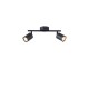 ΣΠΟΤ ΜΕΤΑΛΛΙΚΟ ΔΙΦΩΤΟ 2XGU10 Max 7W 300X80X155mm ΜΑΥΡΟ ARTE ILLUMINA OLYMP