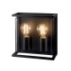 ΑΠΛΙΚΑ ΤΟΙΧΟΥ ΜΕΤΑΛΛΙΚΗ Ε27 2Χ20W 220X220X95mm IP65 ΜΑΥΡΗ ARTE ILLUMINA ΑΠΛΙΚΑ ΤΟΙΧΟΥ ΜΕΤΑΛΛΙΚΗ Ε27 2Χ20W 220X220X95mm IP65 ΜΑΥΡΗ ARTE ILLUMINA